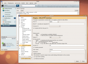 Vuze running the XML over HTTP plug-in