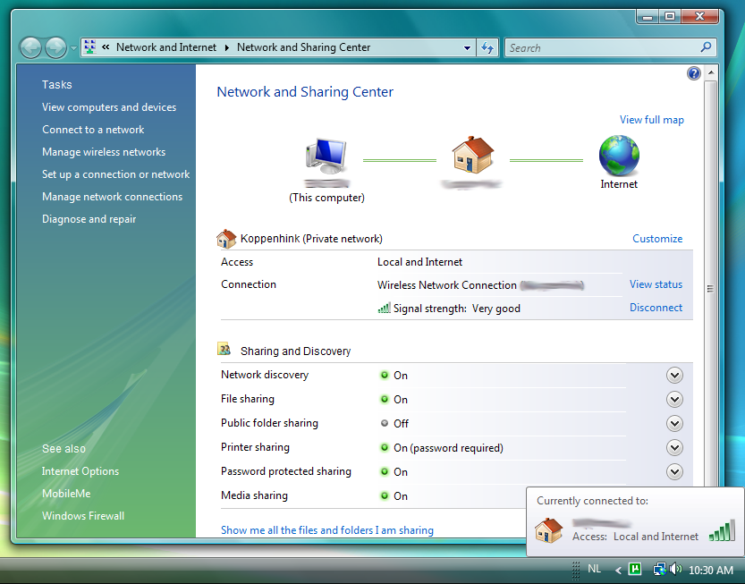 Windows Vista Ultimate Network Adapter